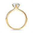 Diamond ring 14ct gold