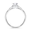 18ct white gold ring with diamonds