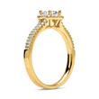 Ring 18ct gold with diamonds