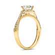 14ct gold ring with diamonds