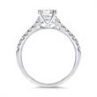 950 platinum engagement ring with diamonds