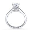 Ring 18-carat white gold with diamonds