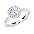 Engagement ring 950 platinum with diamonds