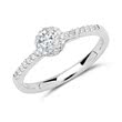 950 platinum halo ring with diamonds