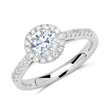 Engagement ring 950 platinum with diamonds