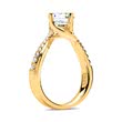 Anillo de oro 18 quilates con diamantes