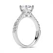 Ring 18ct white gold with diamonds