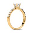 14ct gold ring with diamonds
