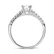 Diamond ring 14ct white gold