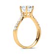 14k anillo de oro con diamantes DR0326-14KG