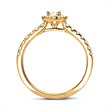 Halo Ring 18ct Gold With Diamonds
