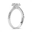 950 platinum engagement ring with diamonds