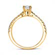 585er Gold Ring mit Brillanten