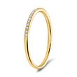 Memoire ring 18ct gold 25 diamonds