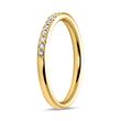18ct gold eternity ring 2diamond