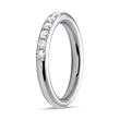 950 platinum half eternity ring 13 diamonds