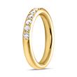 Eternity ring 14ct gold 13 diamonds