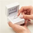 18ct white gold memoire ring 34 brilliants