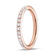 Eternity Ring 585er Roségold 33 Diamanten