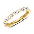 Eternity ring 14 karaat goud 30 Diamanten