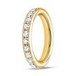 Eternity ring 14ct gold 25 diamonds