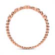 Ladies ring 18ct rose gold 5 diamonds