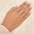 Half Eternity Ring aus 14K Weißgold mit Diamanten