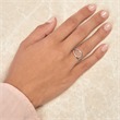 14k witgouden Diamanten ring