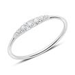 Diamond ring for ladies in 14ct white gold
