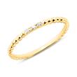 14K gold ring for ladies with diamonds
