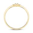 14k gouden ring voor dames met Diamant
