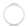 Diamond Ring For Ladies In 14K White Gold
