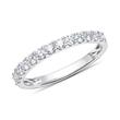 Ring in 750 white gold with diamonds, approx. 0.47 ct.