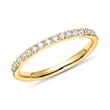 Anillo memoire de oro 18 quilates, diamantes, aprox. 0,59 ct.