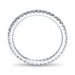 Memoire ring in 18k witgoud, Diamanten, 0,36 ct.