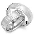 Wedding rings 18ct white gold 24 diamonds
