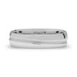 Wedding rings 14ct white gold with diamond