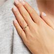 14 karaat gouden ring voor dames met Diamant