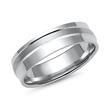 Wedding rings in white gold or platinum with 12 diamonds