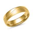 Gold wedding rings with 5 diamonds