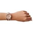 Multifunctional watch riley for ladies made of stainless steel, rosé