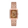Reloj de cuarzo para mujer raquel en acero inoxidable chapado en oro rosa