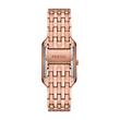 Raquel quartz watch for women in rose gold-plated stainless steel
