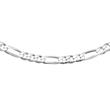 Sterling Silver Chain: Figaro Chain Silver 8mm