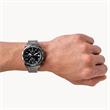 Bronson chronograph for men in stainless steel, smoke grey