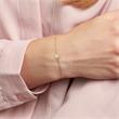 Engraving Bracelet Heart For Ladies In 9-Carat Gold