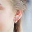 Gold earrings in 8ct yellow gold