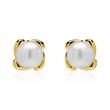 Earrings In 14ct Gold With Freshwater Pearls