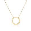 Ladies necklace circle of 9K gold