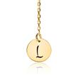9K Gold Necklace For Women In Y-Look, Engravable